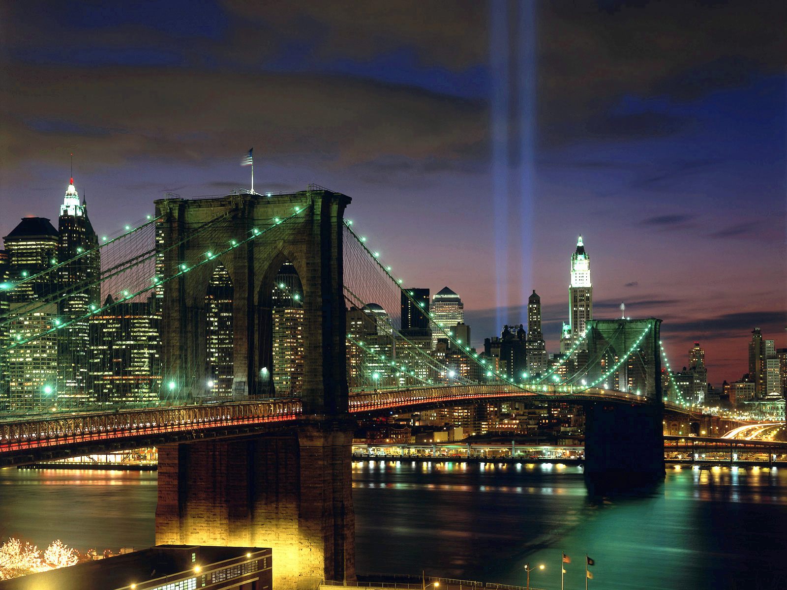 World Famous Places Wallpapers - tribute in light new york city ...