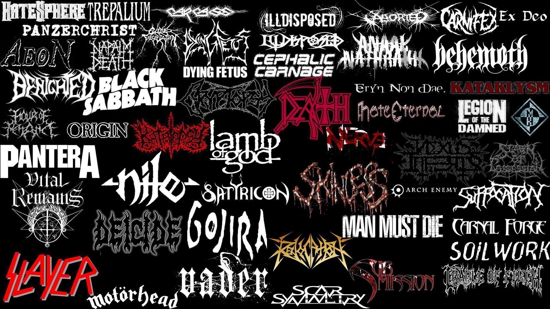 Heavy Metal Bands Backgrounds