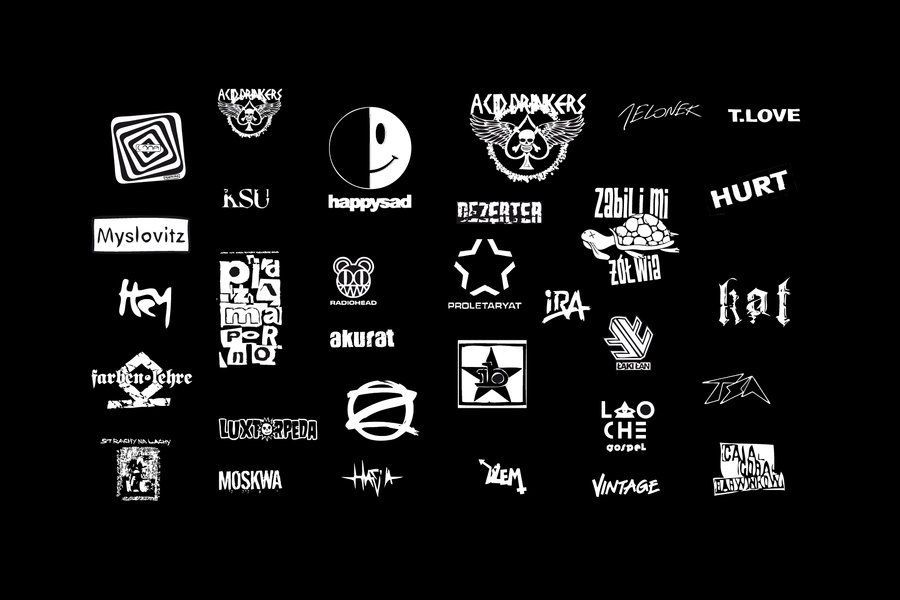 Rock bands logos wallpaper by niwet on DeviantArt