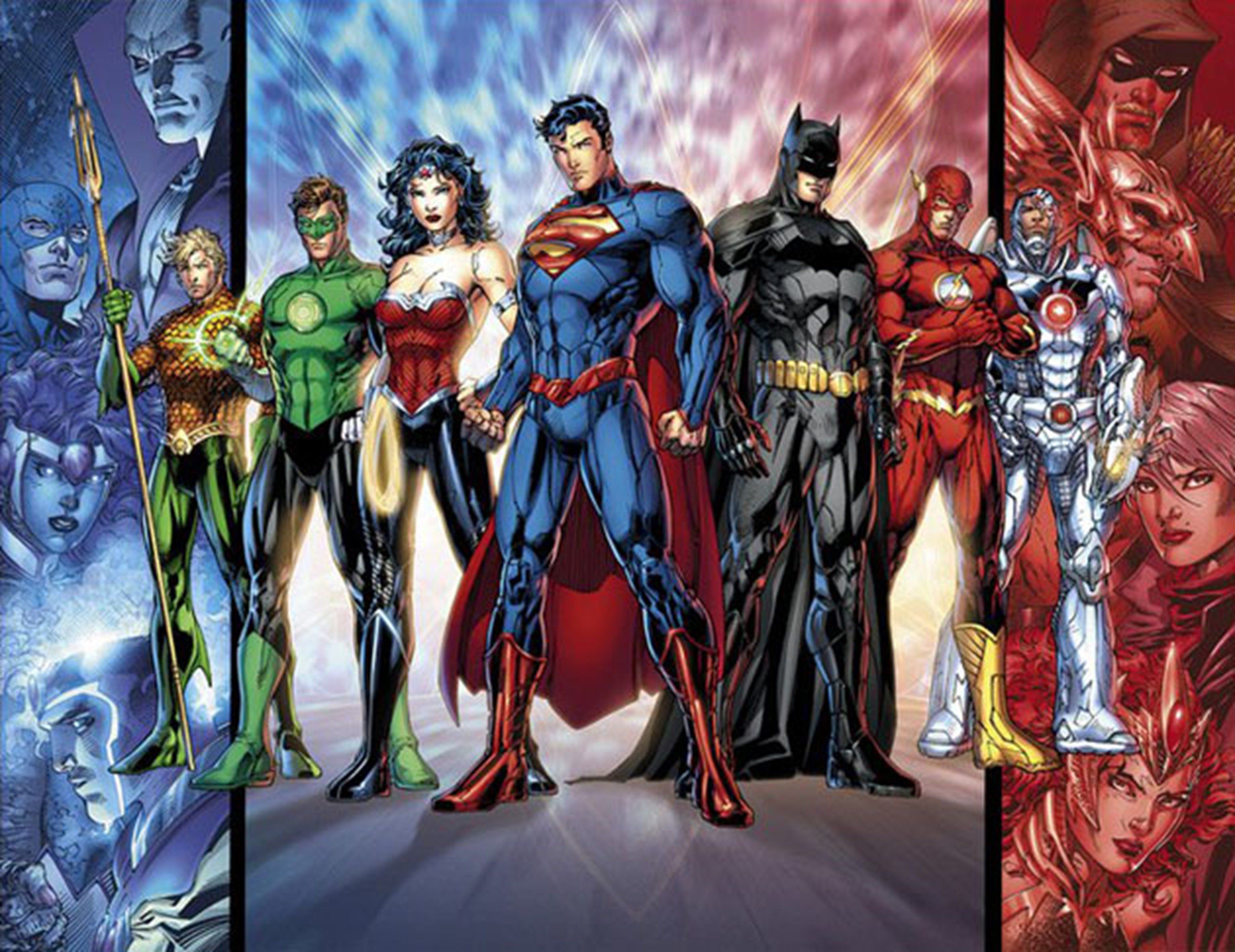 Dc comics justice league superheroes comics wallpaper 3889x3000