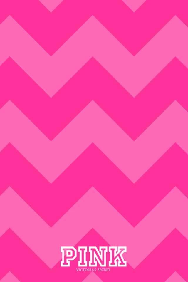 VS PINK chevron iPhone wallpaper iPhone Pinterest Pink