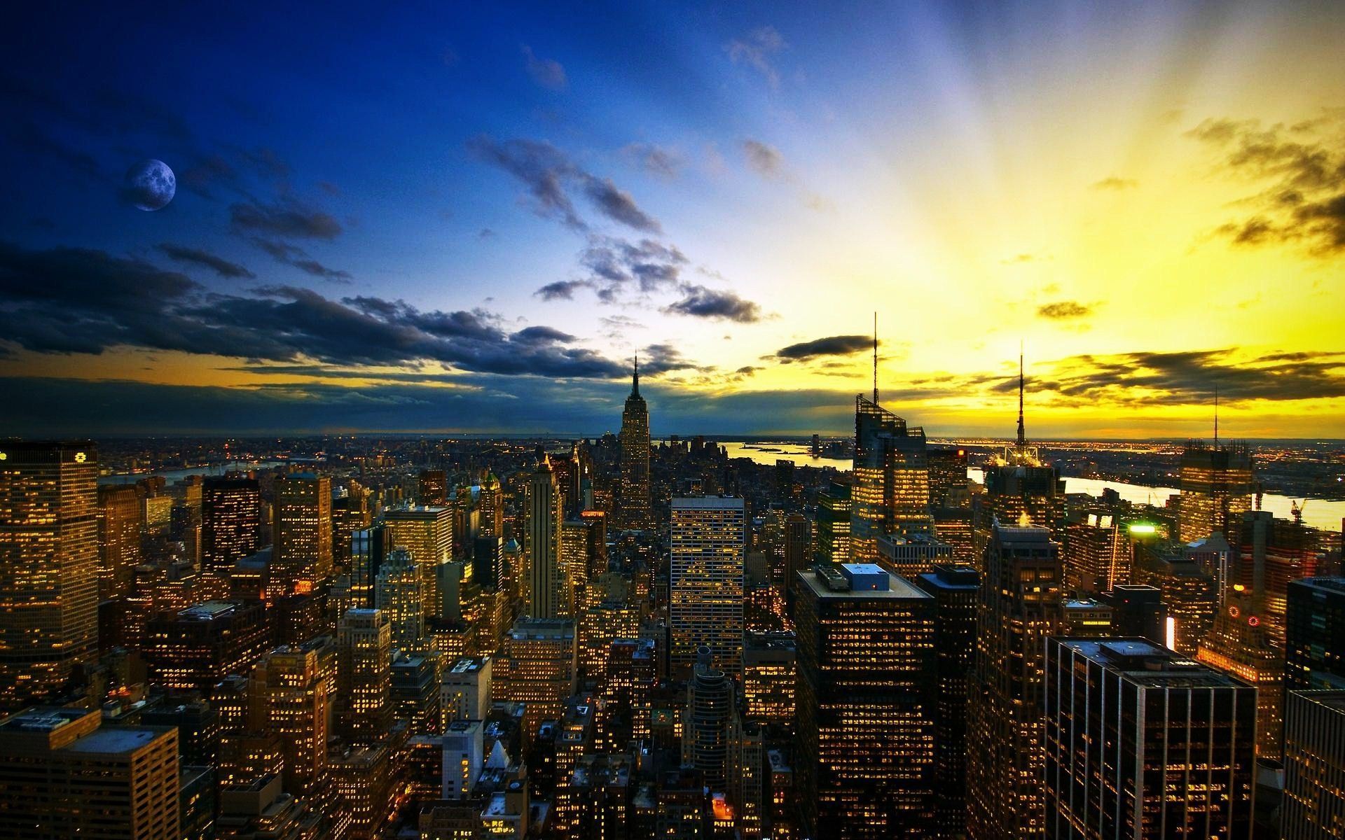 New york city sunset