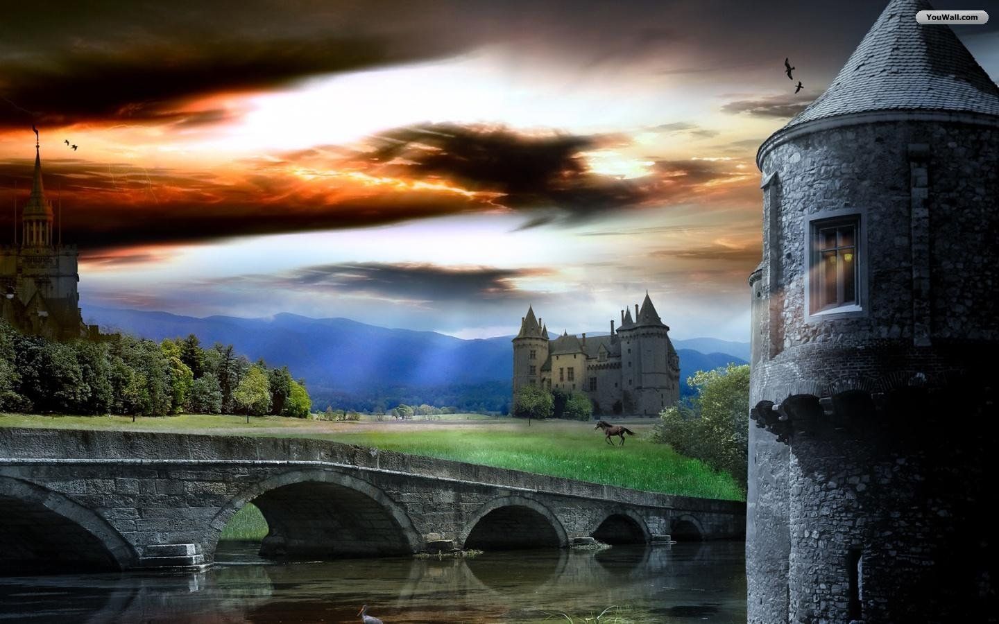 YouWall - Medieval Castle Wallpaper - wallpaper,wallpapers,free ...