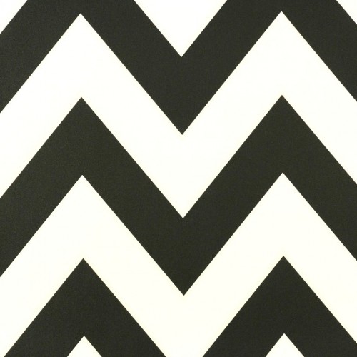 Chevron – Black/White | Wallsorts