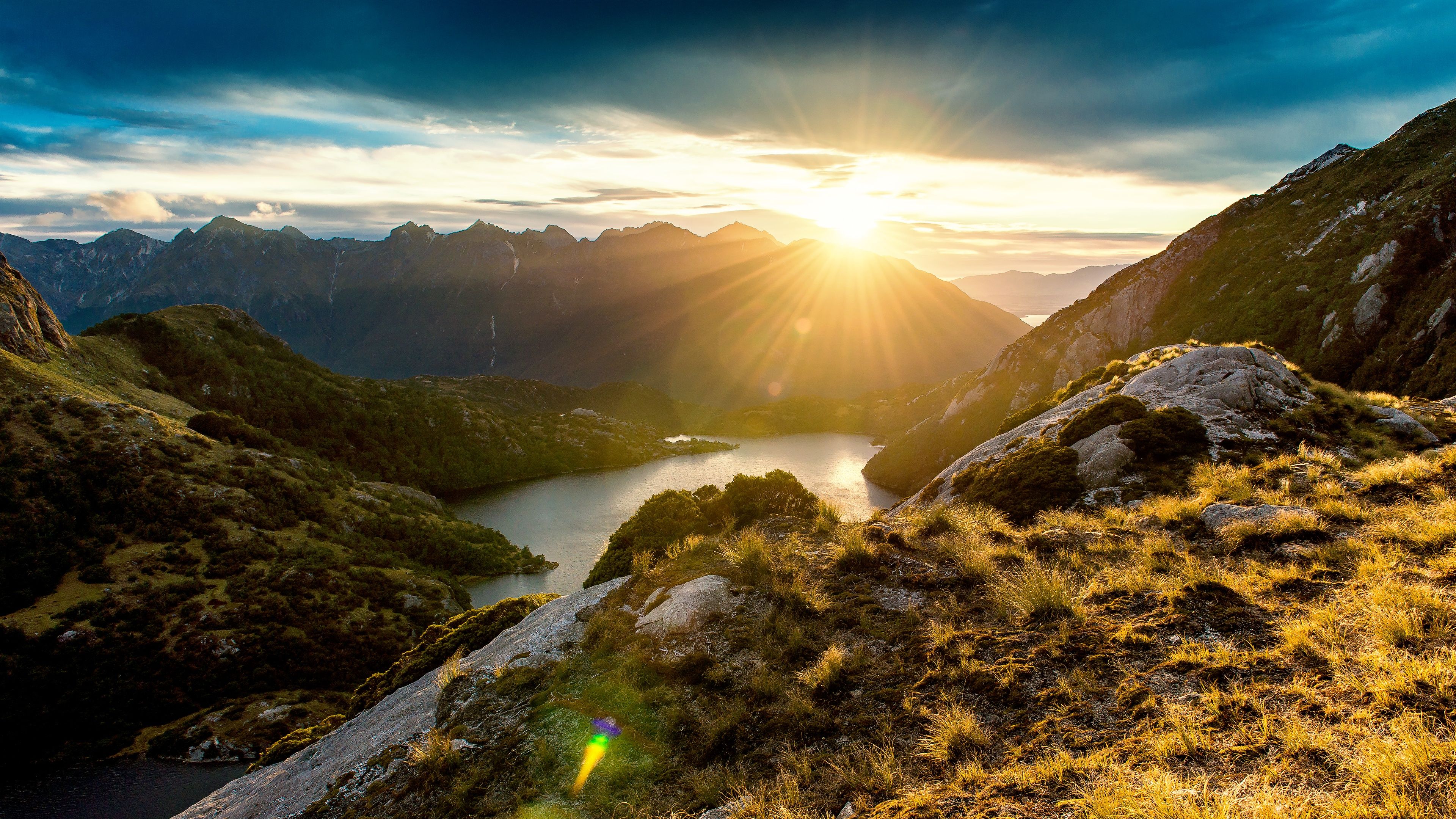 Fiordland Mountain Sunrise Wallpapers | HD Wallpapers