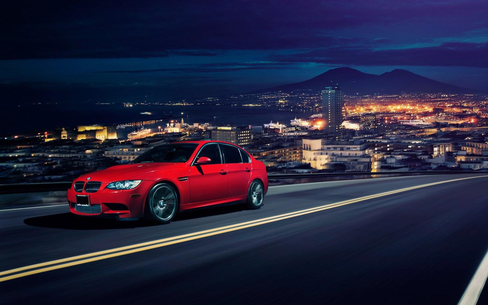 BMW M3 Sedan E90 Red Car >> HD Wallpaper, get it now!