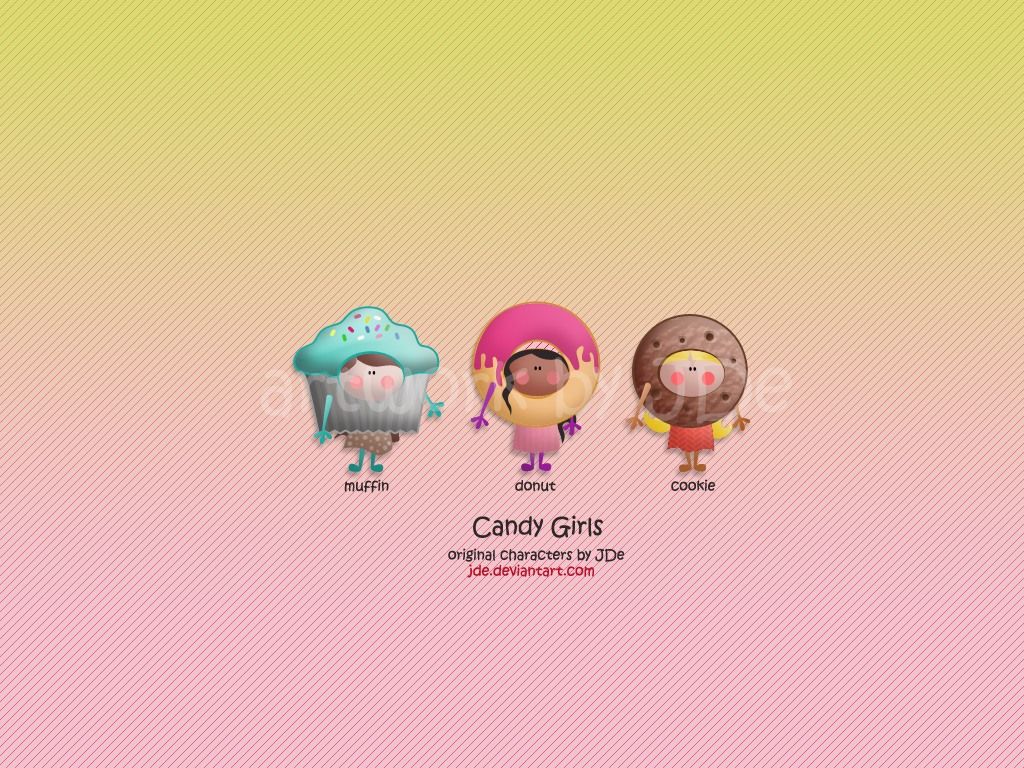 Desktop Wallpapers - Candy Girls - Children | Free Desktop ...