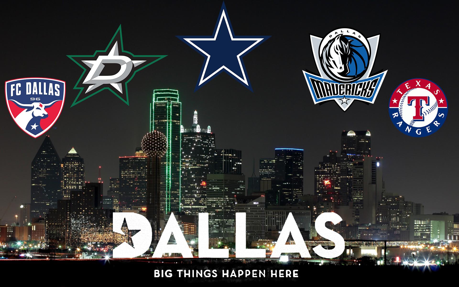 Dallas Wallpaper featuring Major Sports Teams : Dallas