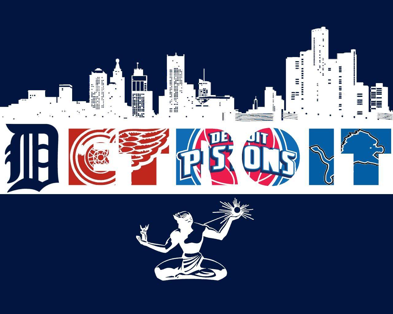 Detroit Wallpaper - Red Wings, Pistons, Tigers, Lions - Water ...