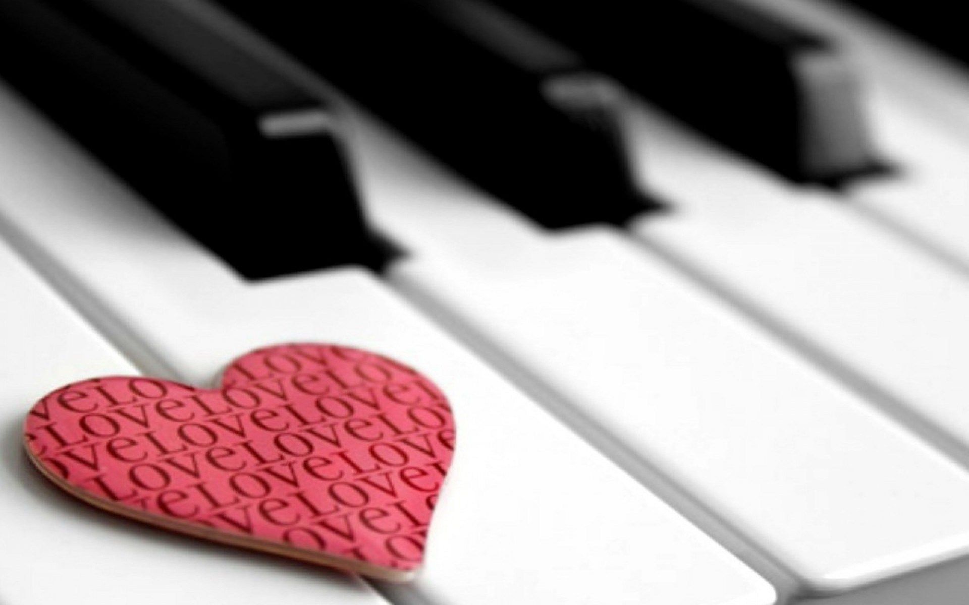 Piano Heart Pink Love | Live HD Wallpaper HQ Pictures, Images ...