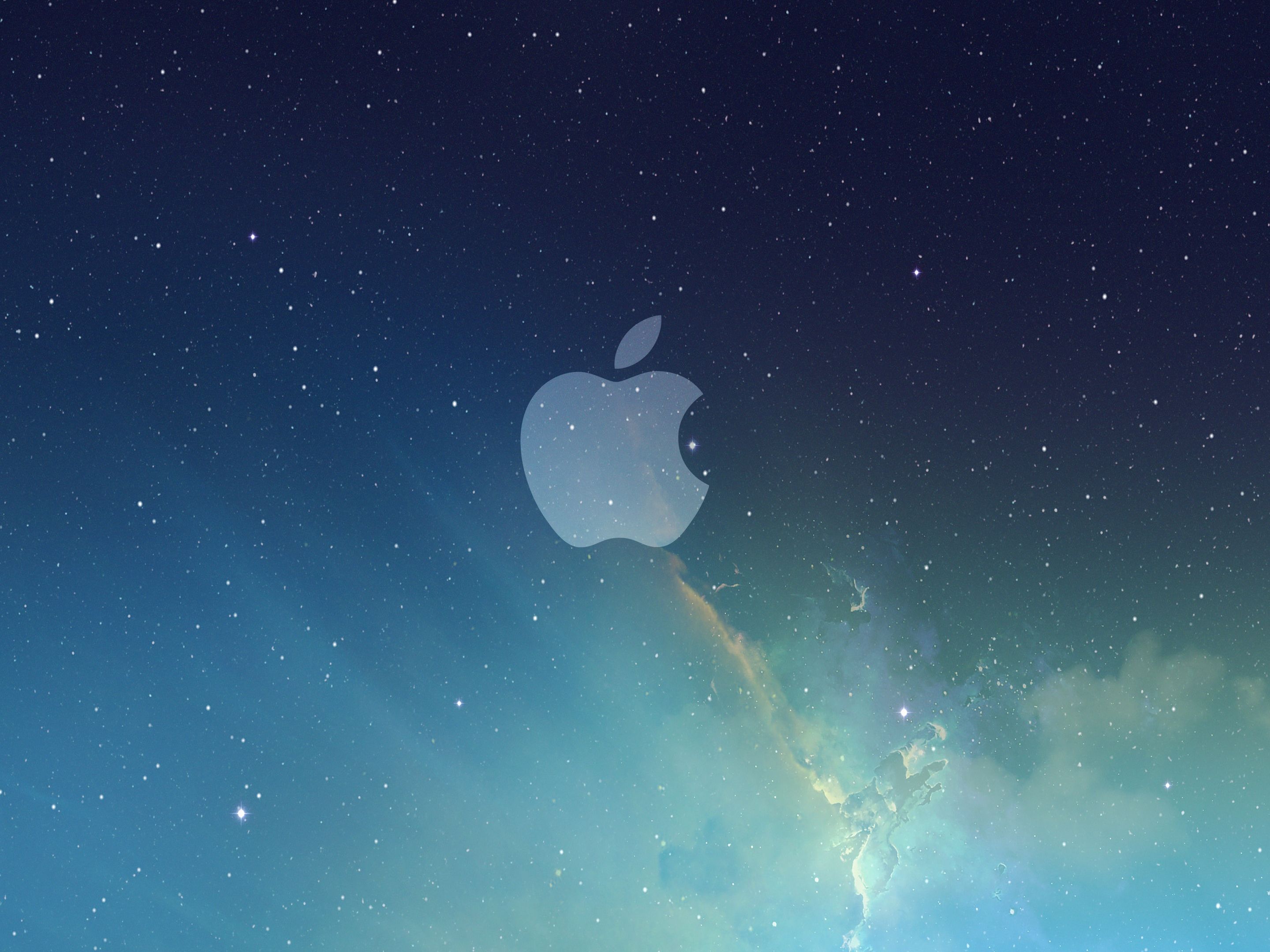 Apple logo galaxy wallpaper