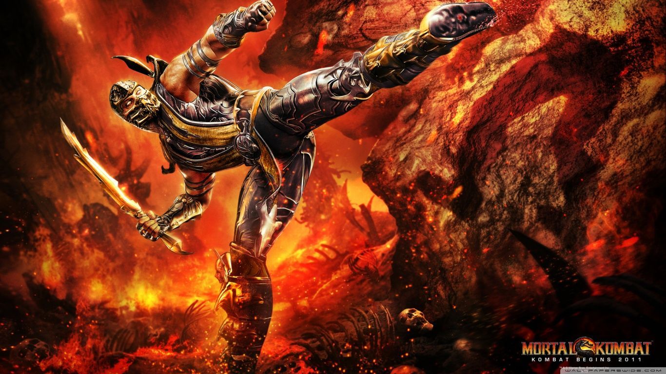 Mortal Kombat 9 Scorpion HD desktop wallpaper : High Definition ...
