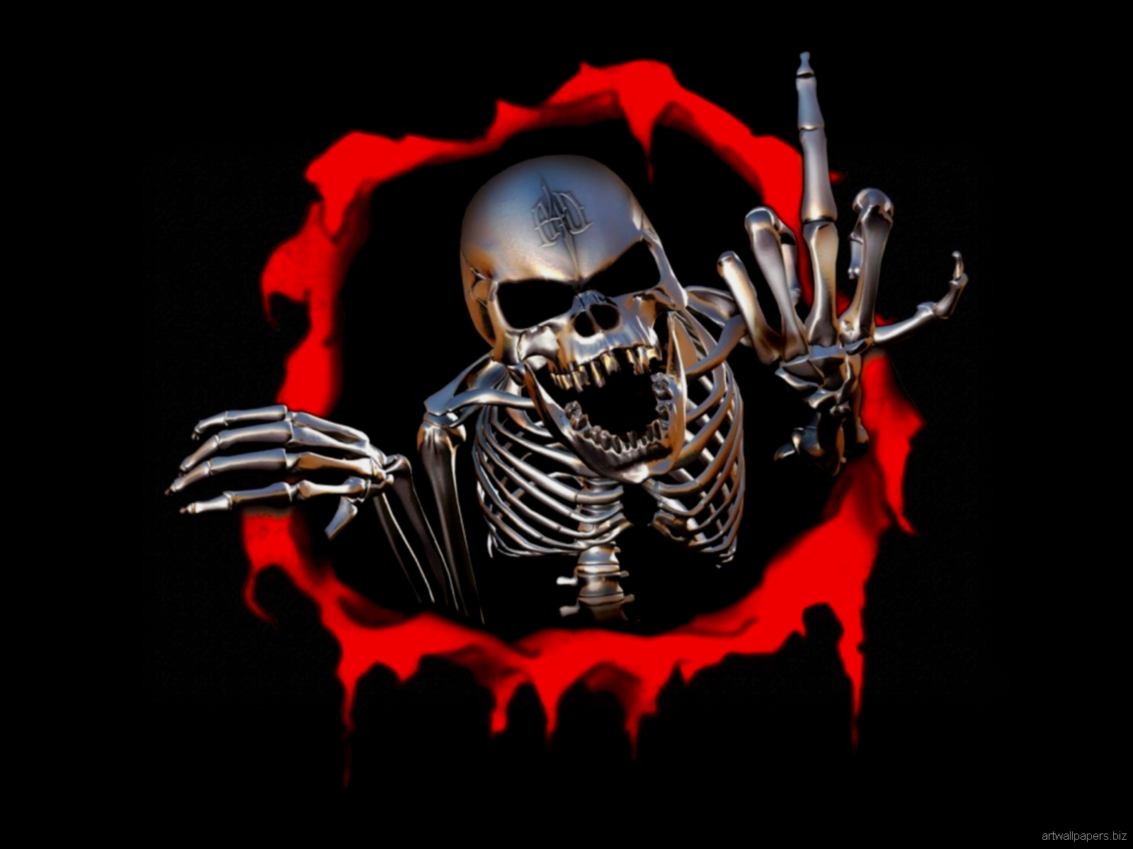 Cool Wallpapers Skulls Group (75+)