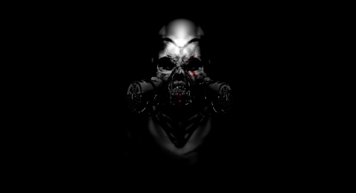 Cool Skull With Gas Mask Wallpapers | Wallpapers Gallery