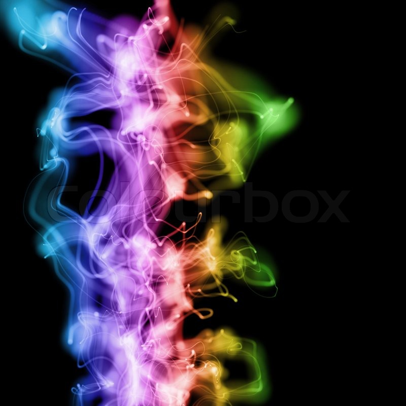 Smooth abstract colorful smoky background stock photo
