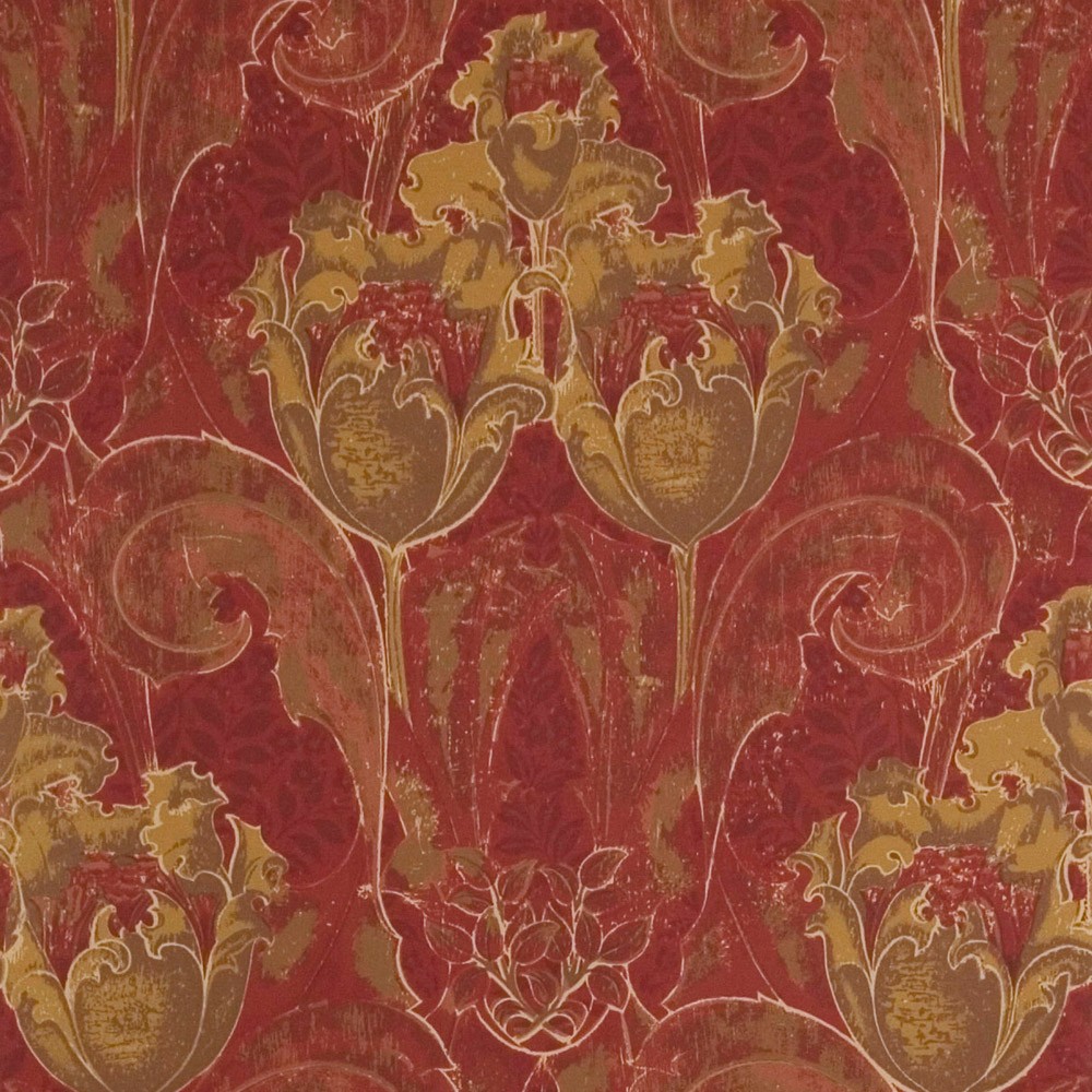 Camberwell Indian Red wallpaper from Watts London Made By Watts