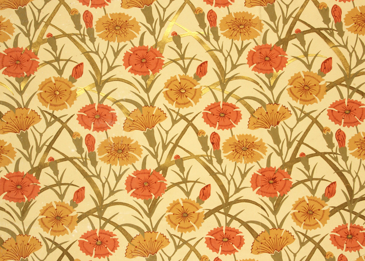 Indian' wallpaper designed by Christopher Dresser - Arts and ...