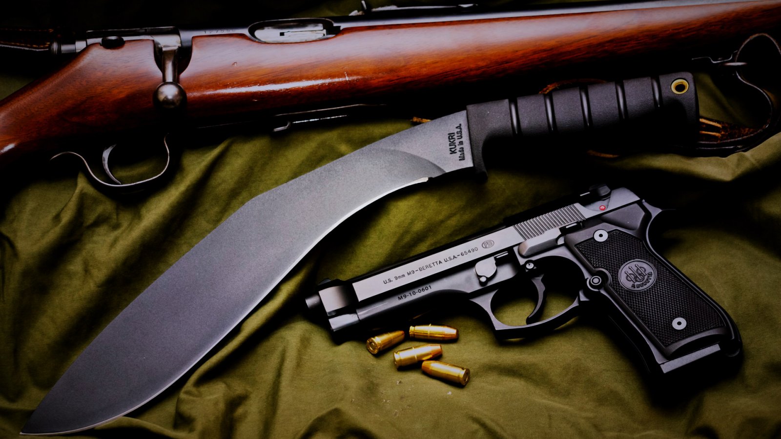 Beretta M9 pistol Widescreen HD Wallpapers | 1600x900 hd Other ...