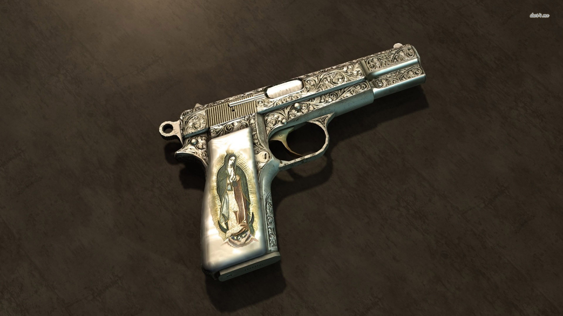 Holy Beretta M9, pistol, gun, weapon, photography, 1920x1080 HD