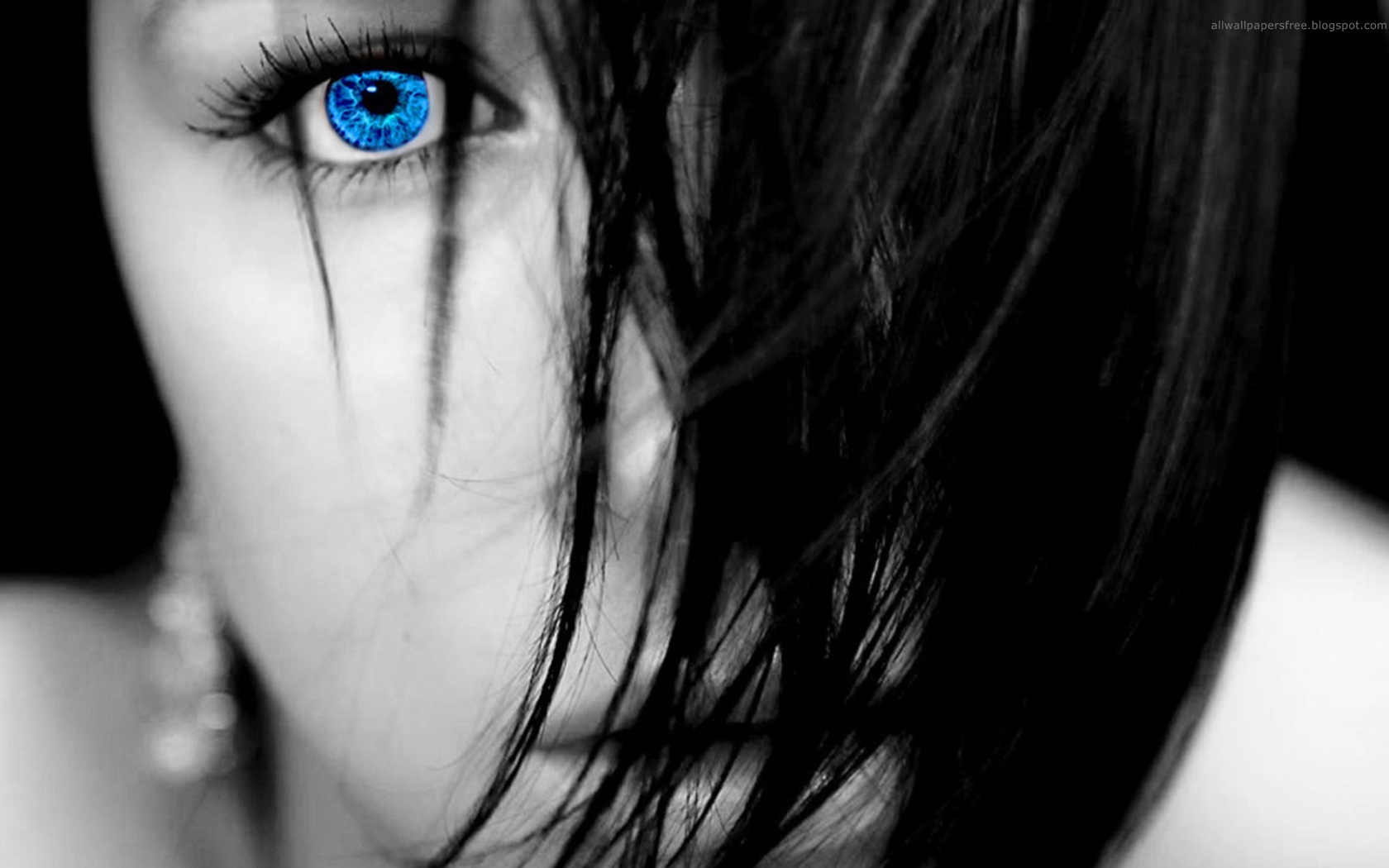 Blue Emo Eye wallpaper from Eyes wallpapers