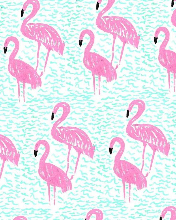 Flamingo Background chicfetti via Tumblr - image by
