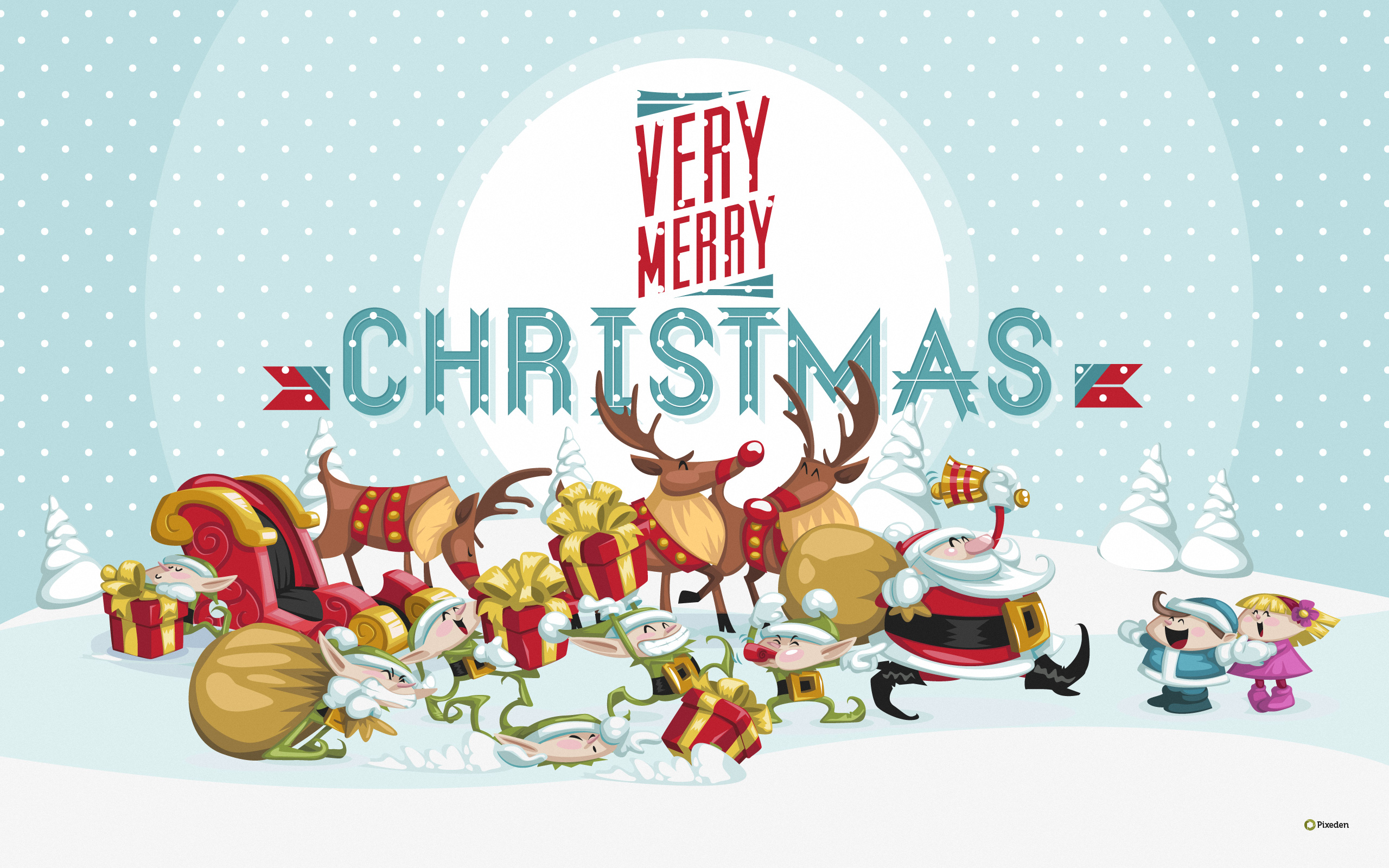 Merry Christmas HD Wallpaper | Full HD Pictures