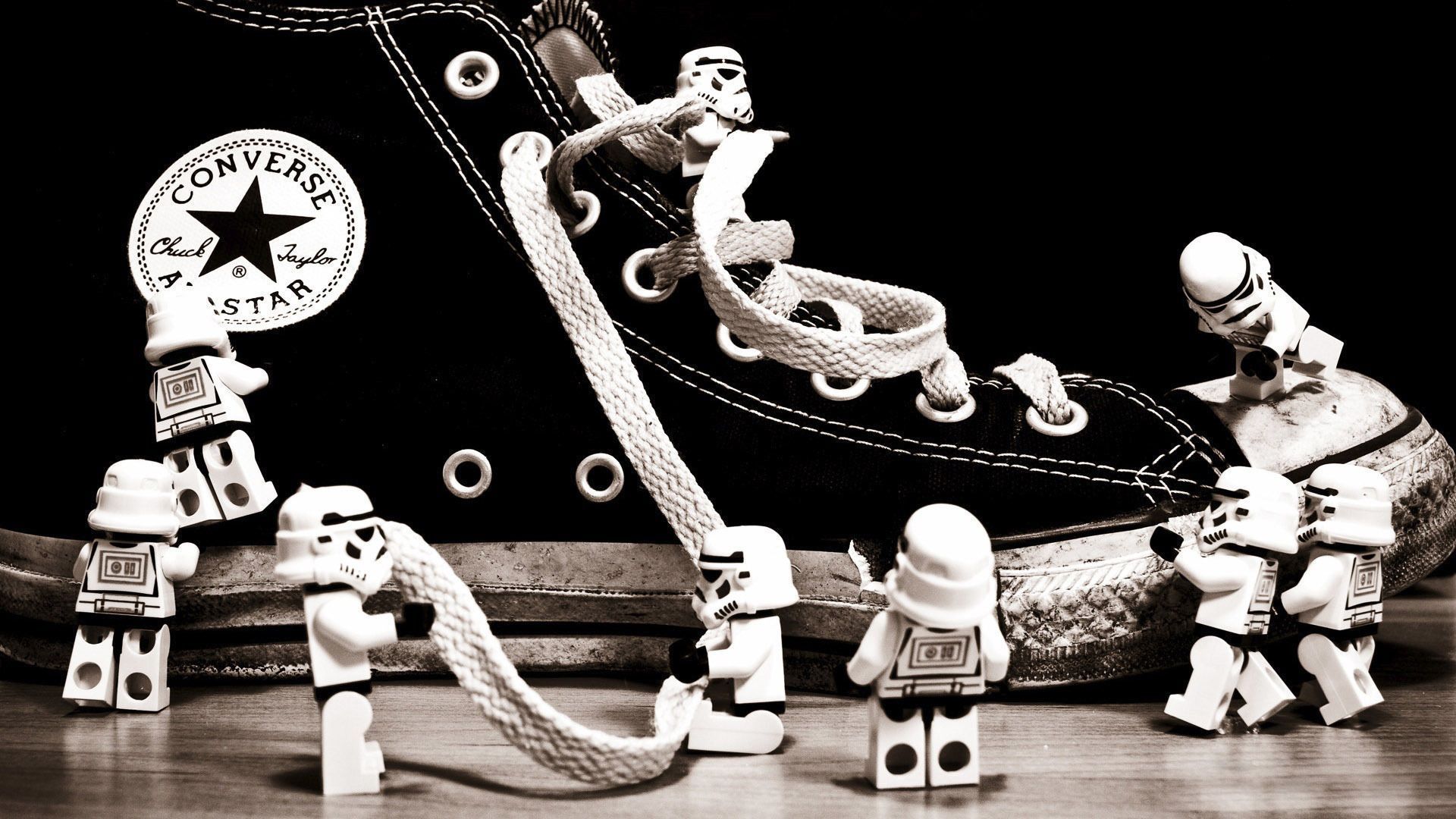 Stormtroopers playing with a sneaker wallpaper - Free Wide HD ...