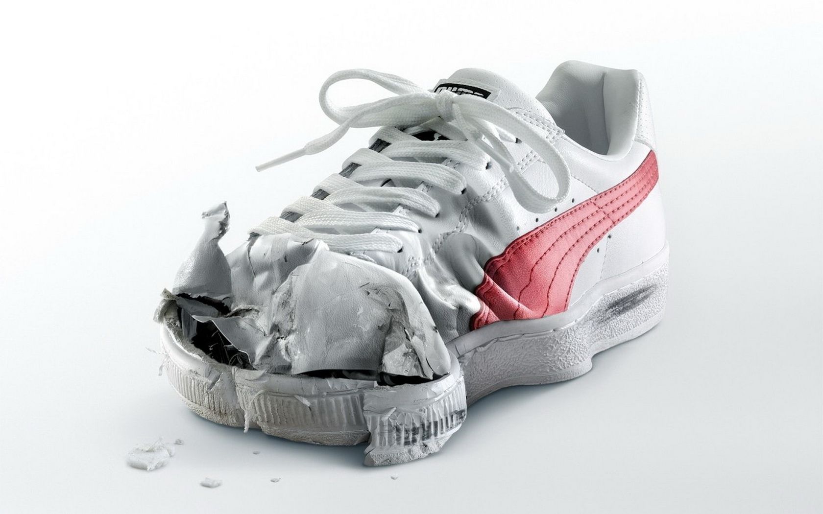 Torn white sneaker wallpapers and images - wallpapers, pictures ...