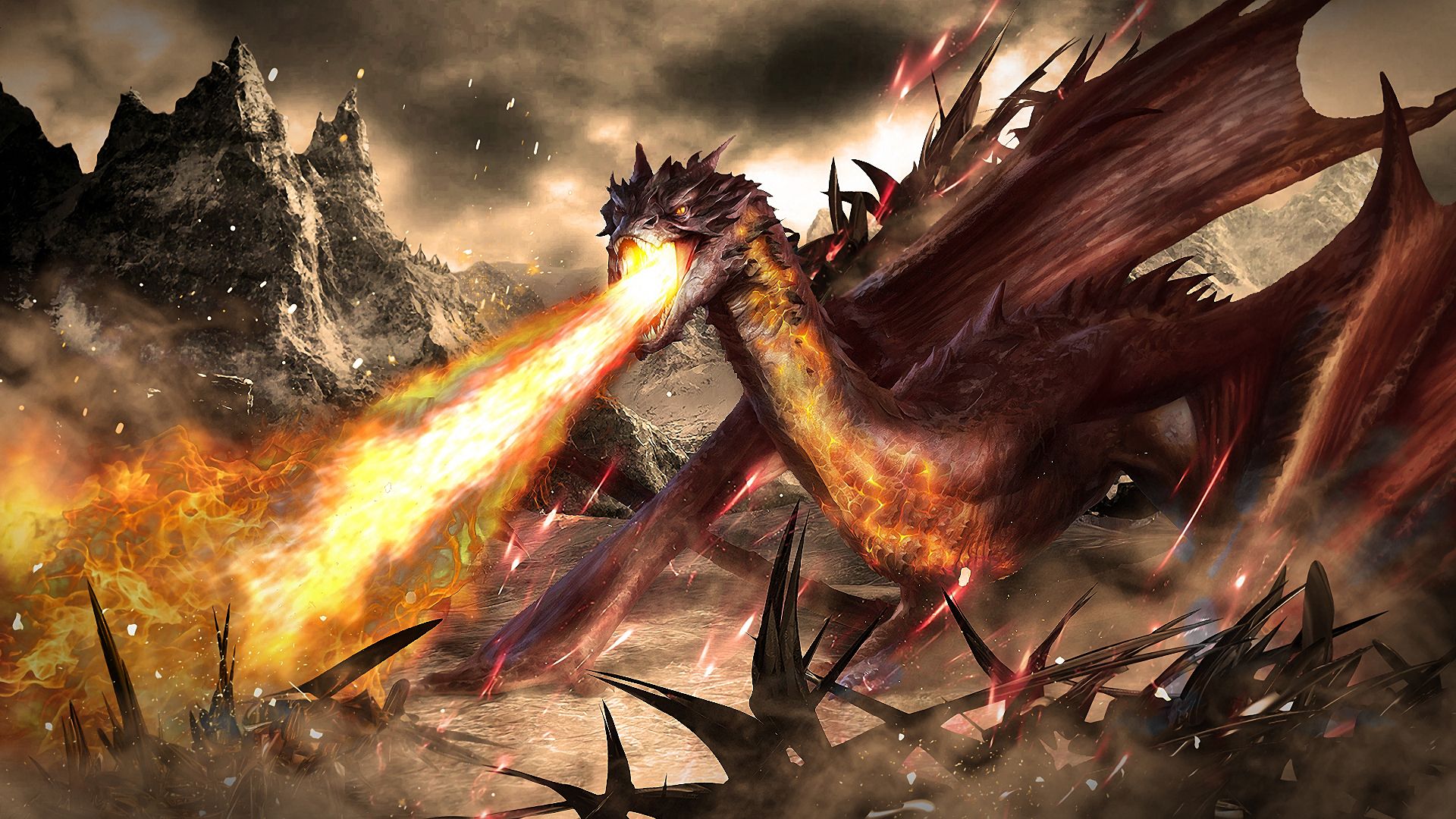 Smaug the Terrible 1920 x 1080 Wallpaper by skinny3829 on DeviantArt