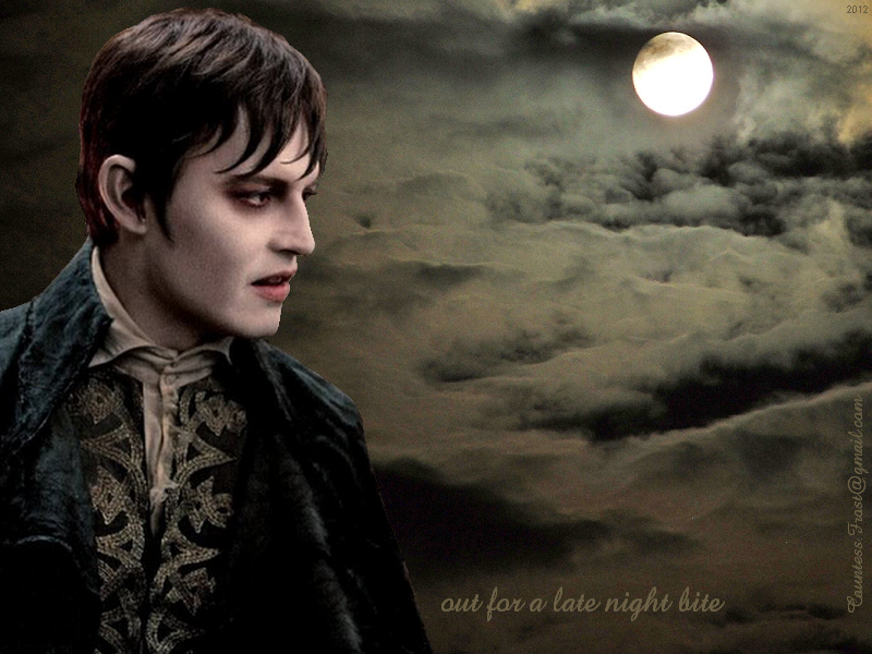 Out for a late night bite - Tim Burtons Dark Shadows Wallpaper