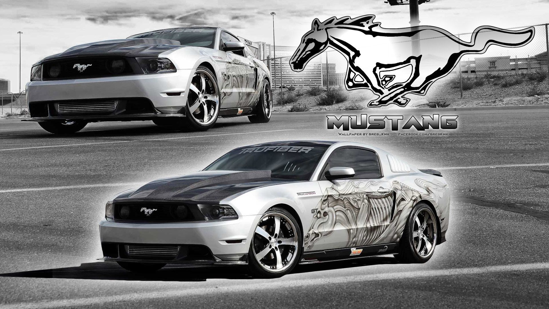 DeviantArt: More Like Ford Mustang GT Wallpaper by GregKmk