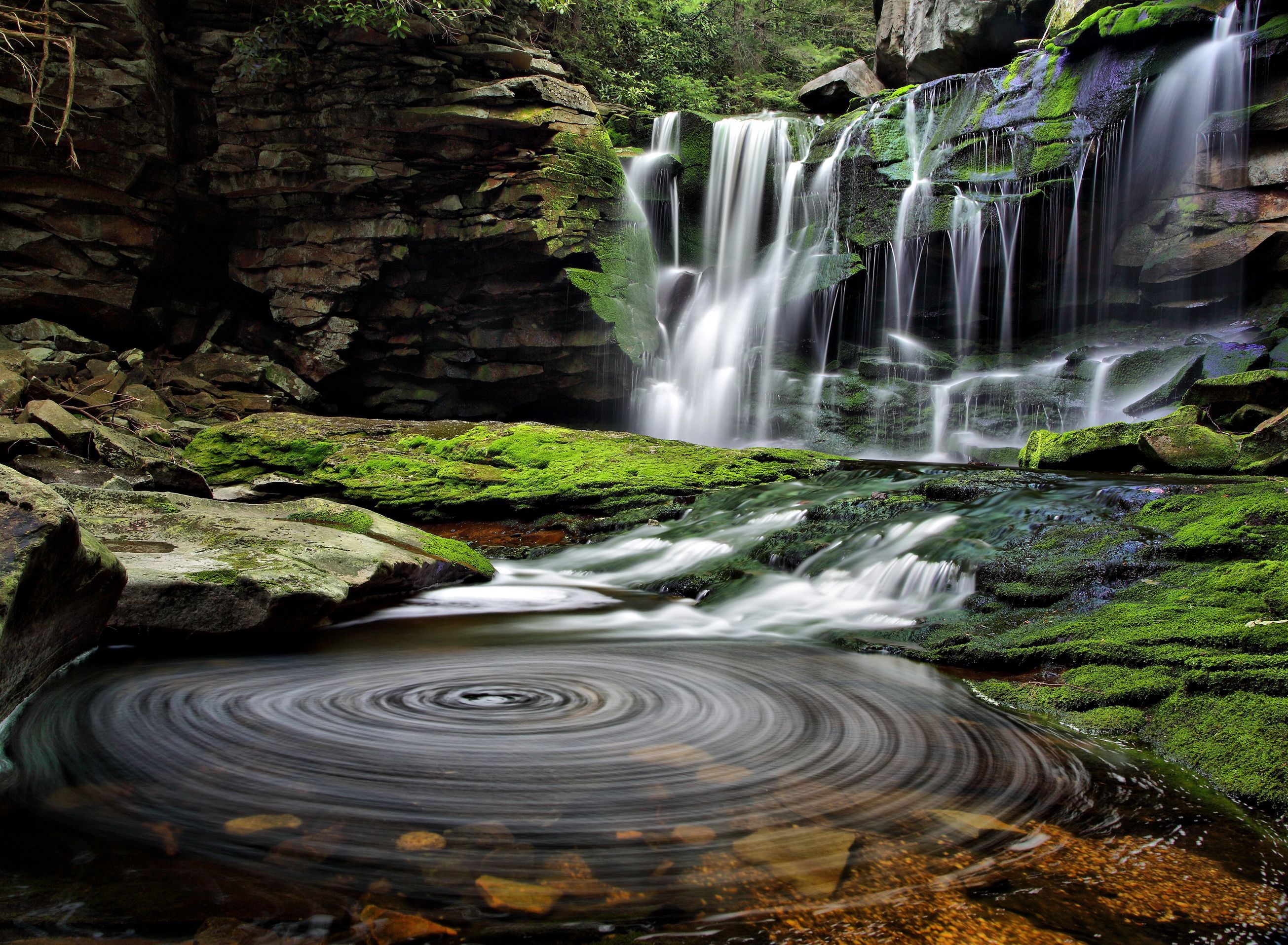 Wallpapers Parks Alluring Cascades Blackwater Falls State Park USA ...
