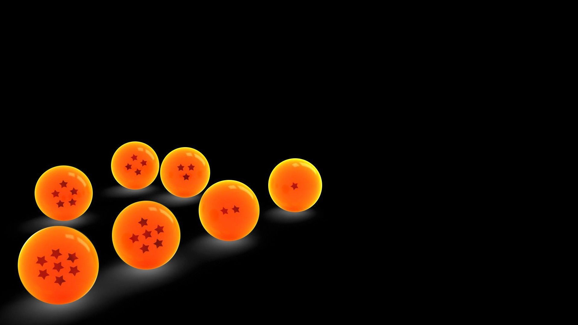 Orange balls on a black background wallpapers and images ...