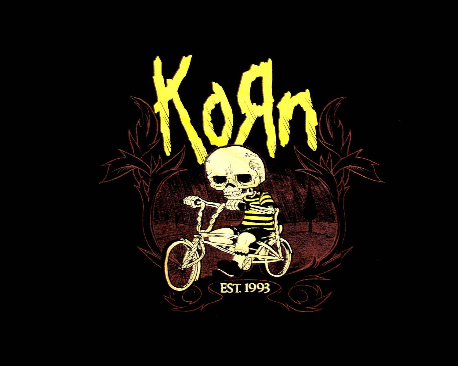KORN nu-metal metal heavy rock hip hop poster dark skeleton skull ...