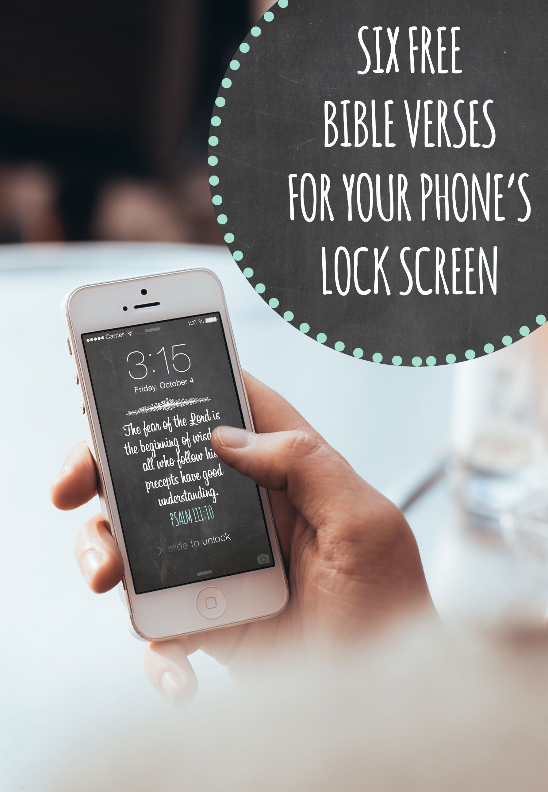 6 Free Bible Verse Wallpapers for Your Phone - Wit & Wander