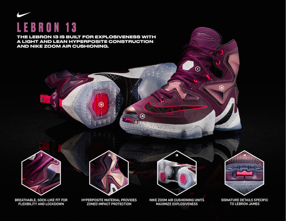 Nike x LeBron James Officially Unveil the Nike LeBron 13 (KICKS ...