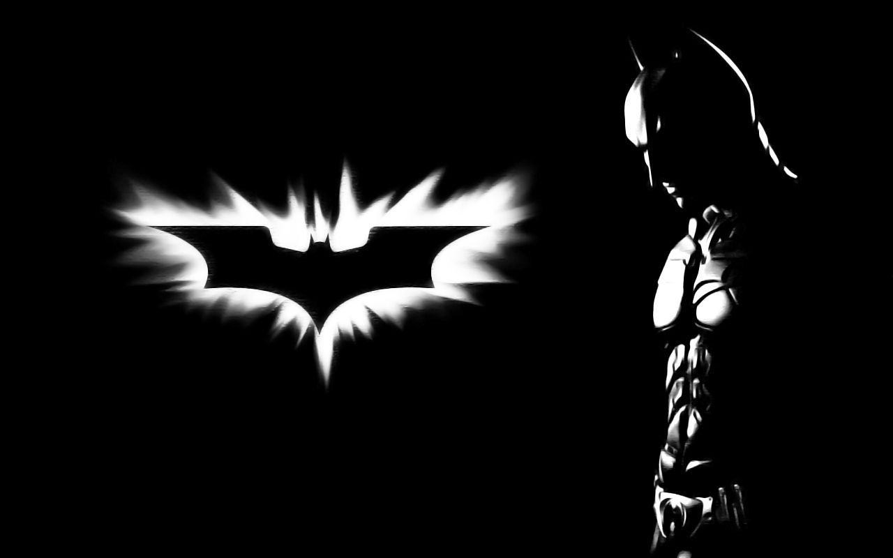 Download Batman Black And White Wallpaper | Full HD Wallpapers