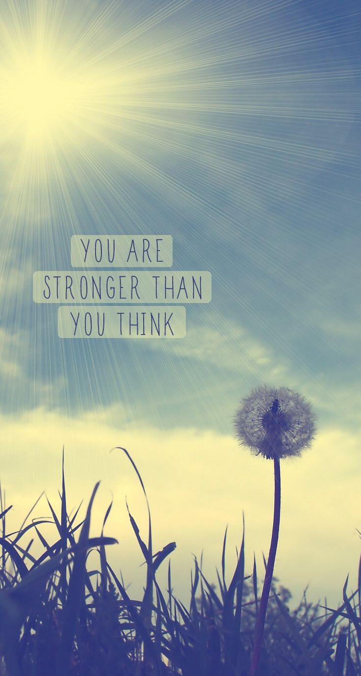 Tap on image for more inspiring quotes! You Are Strong - iPhone ...