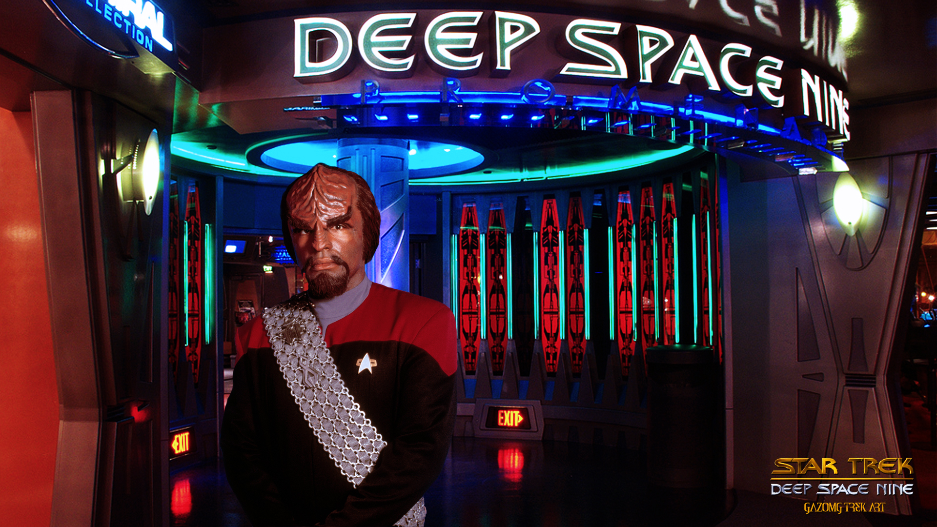 Star Trek Deep Space Nine Crew #1 Worf by gazomg on DeviantArt