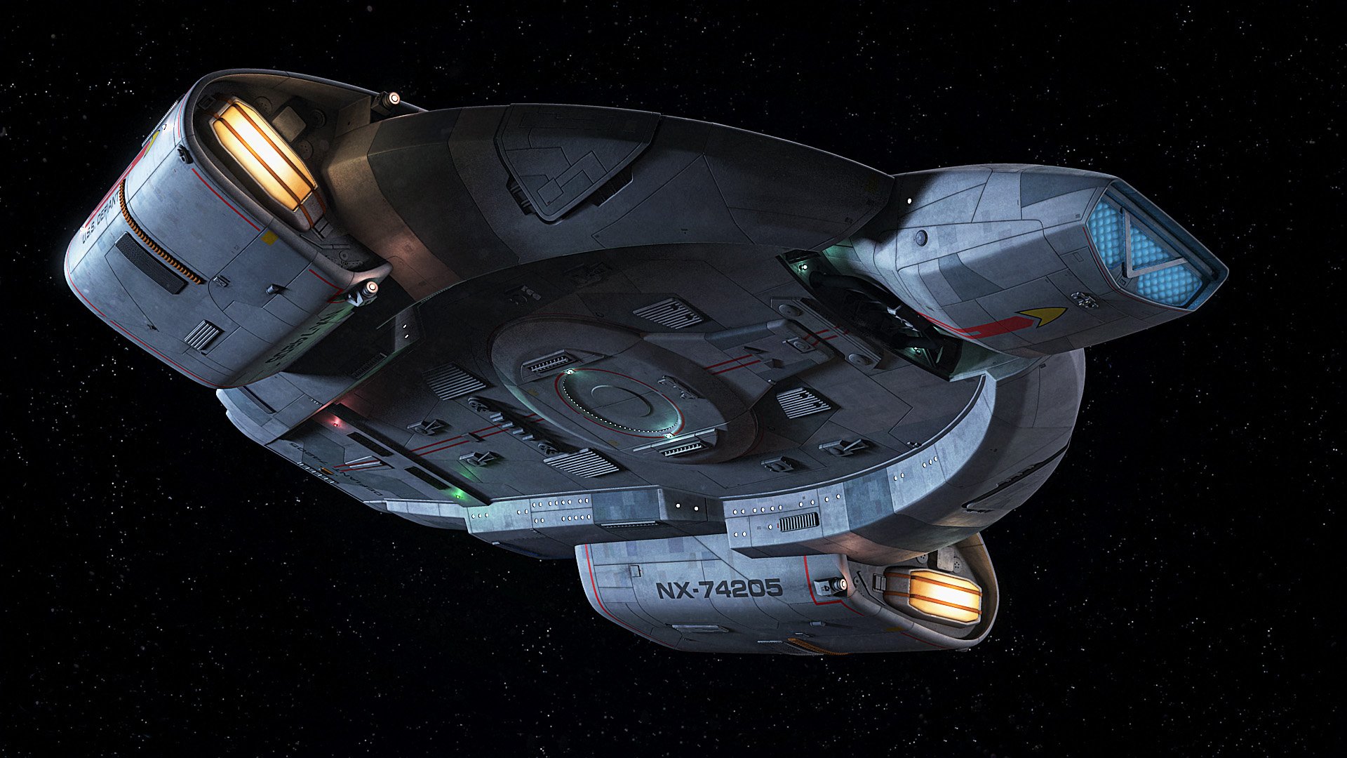 DEEP SPACE NINE Star Trek futuristic television sci-fi spaceship ...
