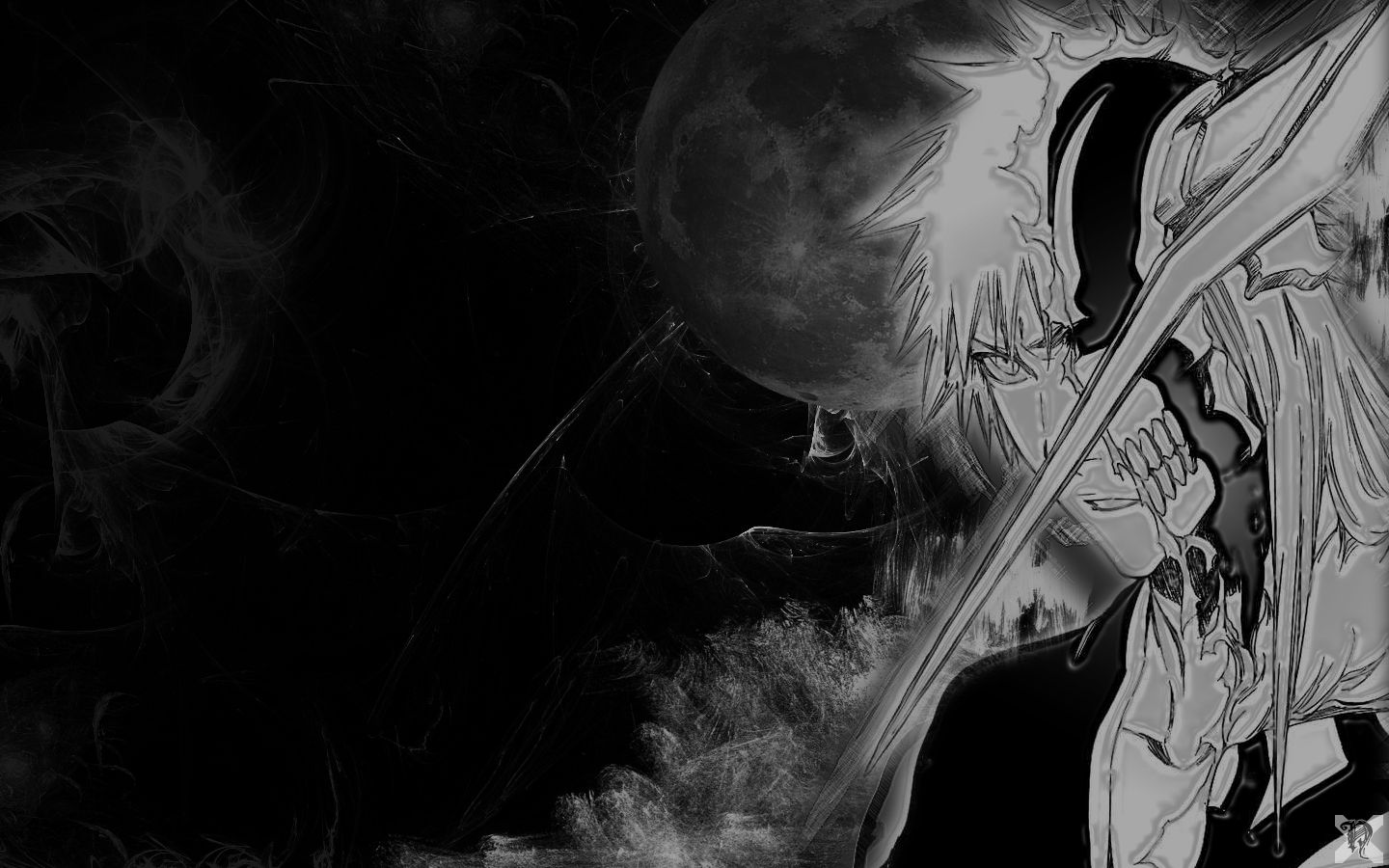 Bleach Kurosaki Ichigo hollow mask VastoLorde wallpaper 1440x900