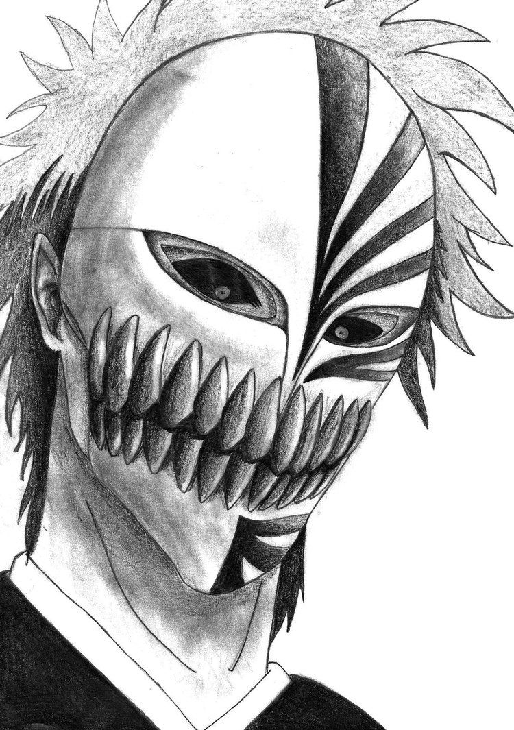 Bleach: Kurosaki Ichigo Hollow Mask/Shinigami by Patsurikku on ...