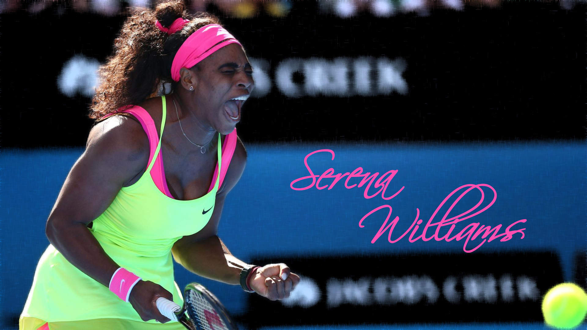 Serena Williams 2015 Australian Open Champion Wallpaper