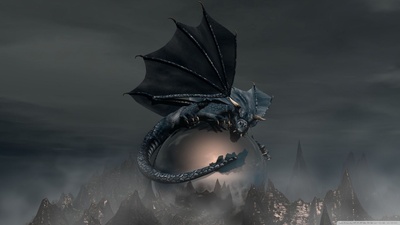 Black Dragon HD desktop wallpaper Widescreen High Definition