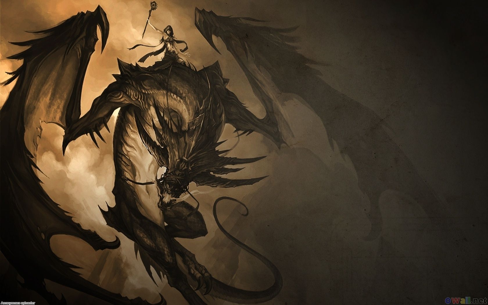 Black Dragon Wallpaper - Widescreen HD Backgrounds