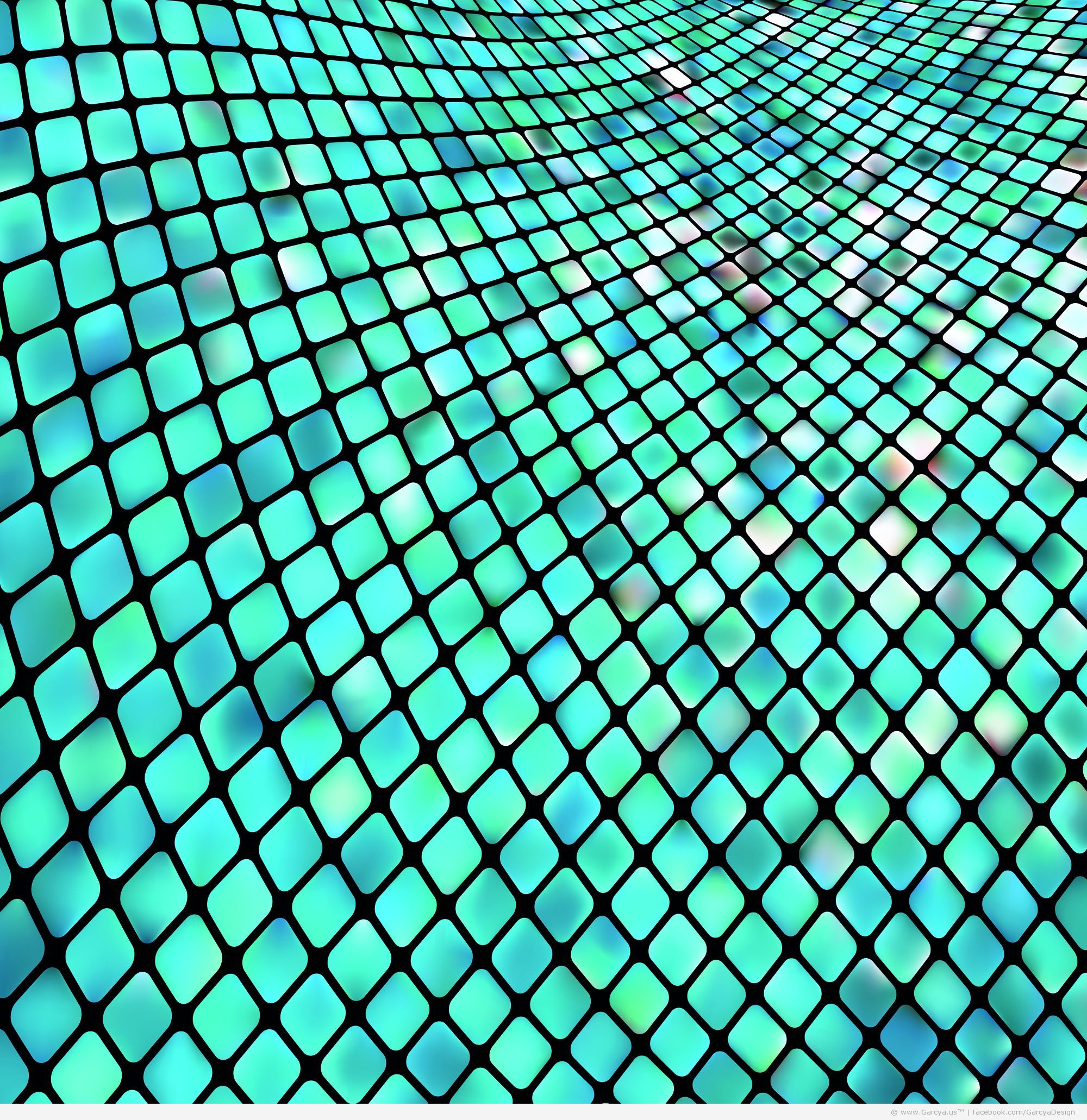 Awesome Blueish Mosaic Vector Background - Web Design Blog Web