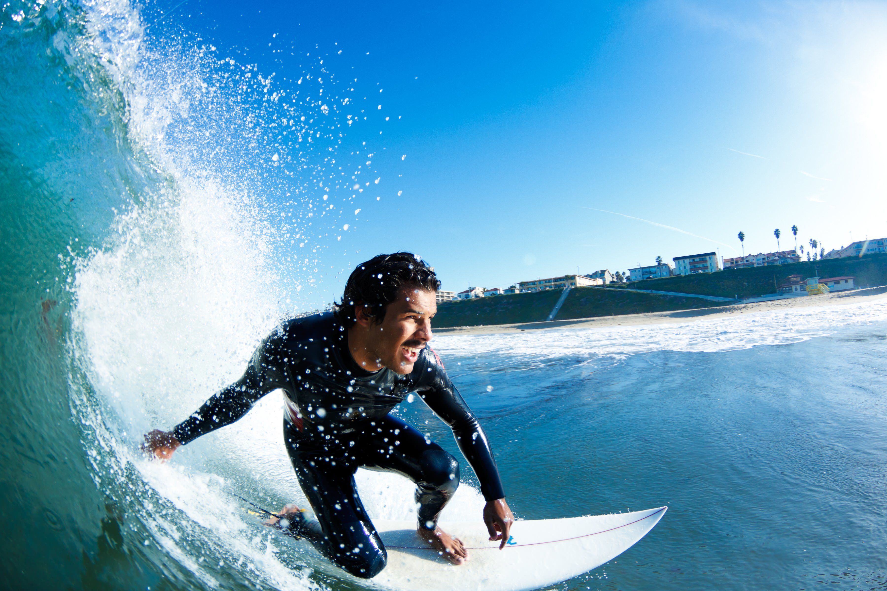 Surfing surf ocean sea waves extreme surfer (38) wallpaper ...