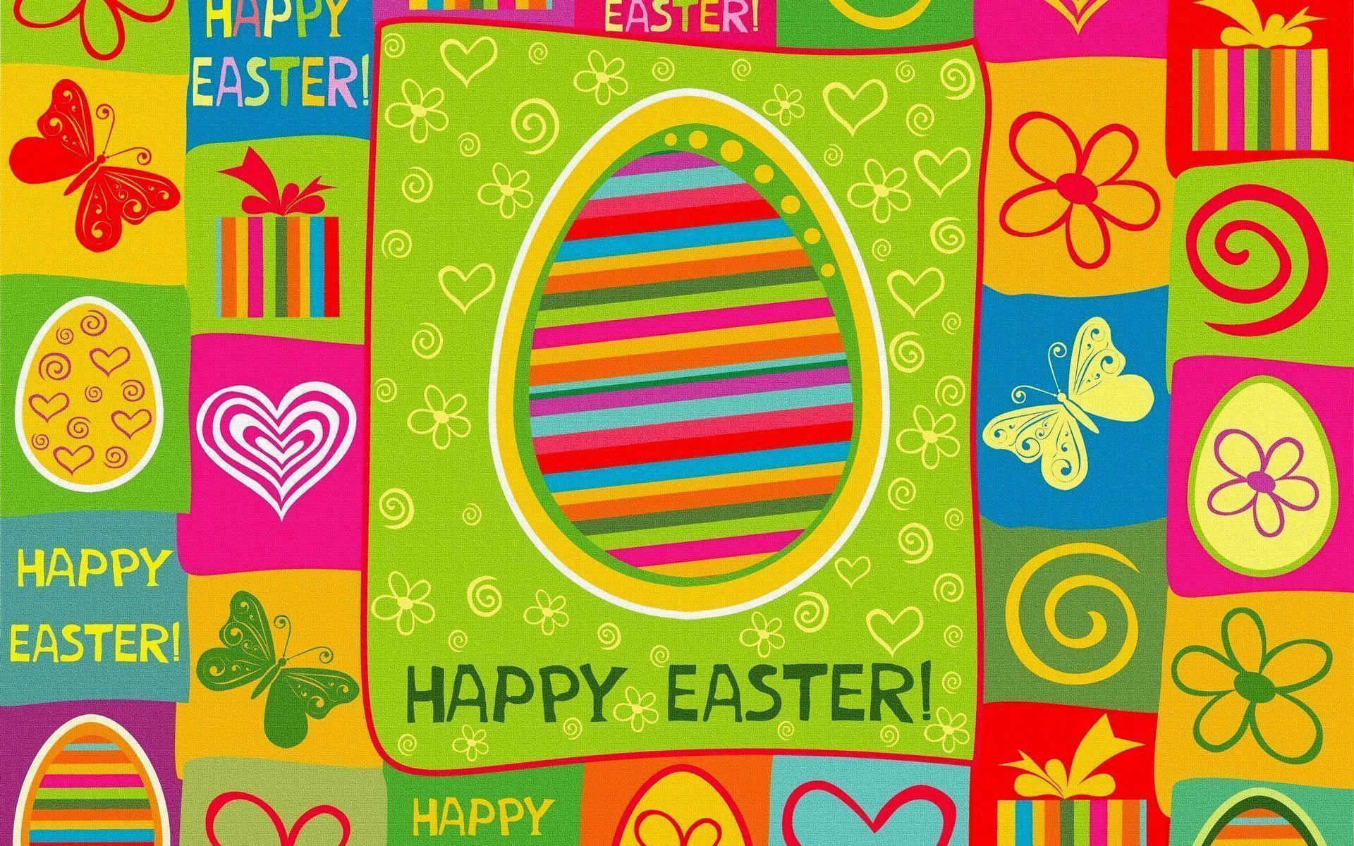 Free Happy Easter computer desktop wallpaper