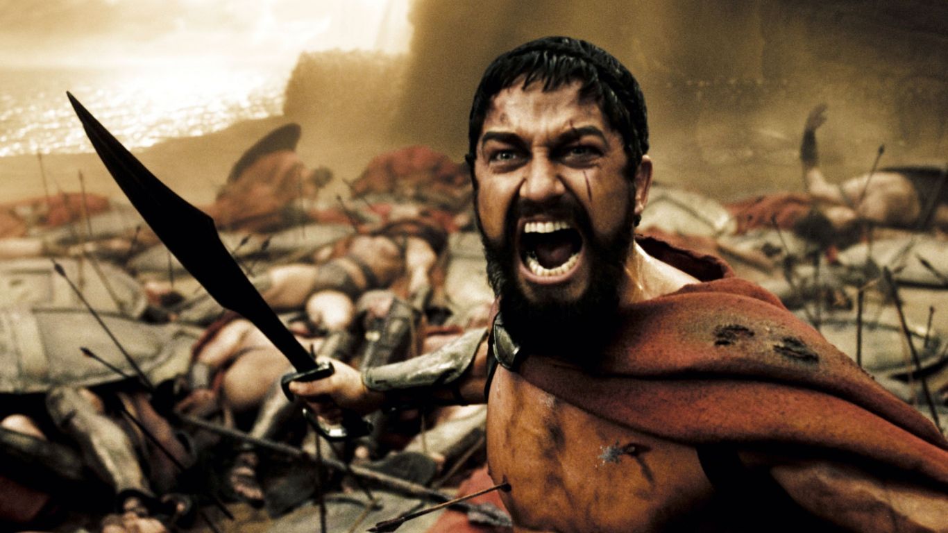 HD Background 300 Movie Aggressive Warrior This Is Sparta ...