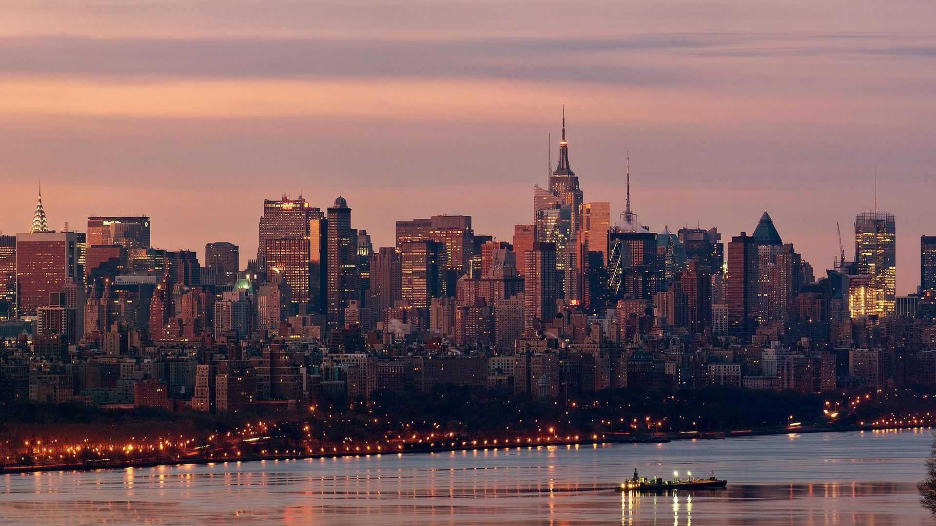 New York City Skyline Wallpapers High Quality | Download Free